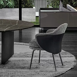 High Quality Light Luxury Dinning Room Furniture Modern Fabric Dinning Chair
