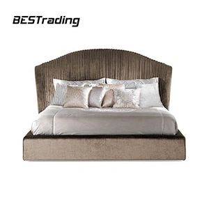 Luxury royal wooden super king size bed
