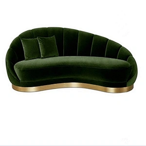 Velvet fabric sofa italy sofa for livingroom