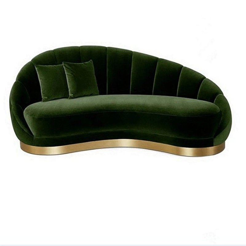 Velvet fabric sofa italy sofa for livingroom