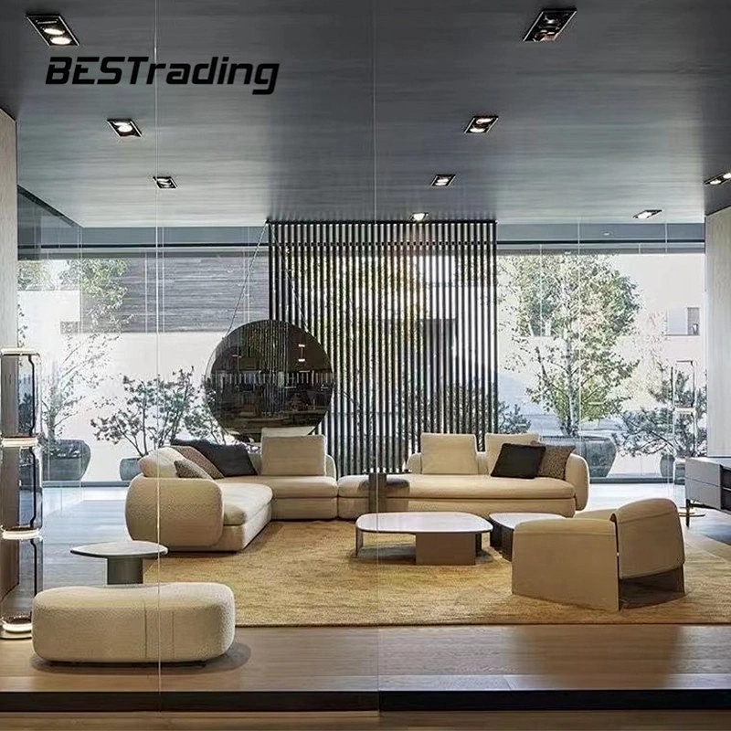 Hot sale L shape sofa set design new material sofa sectional new design living room sofas