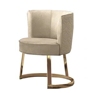 Italian Luxury High End Dining Room Furniture Modern Arm Chair Leather Dining Chair