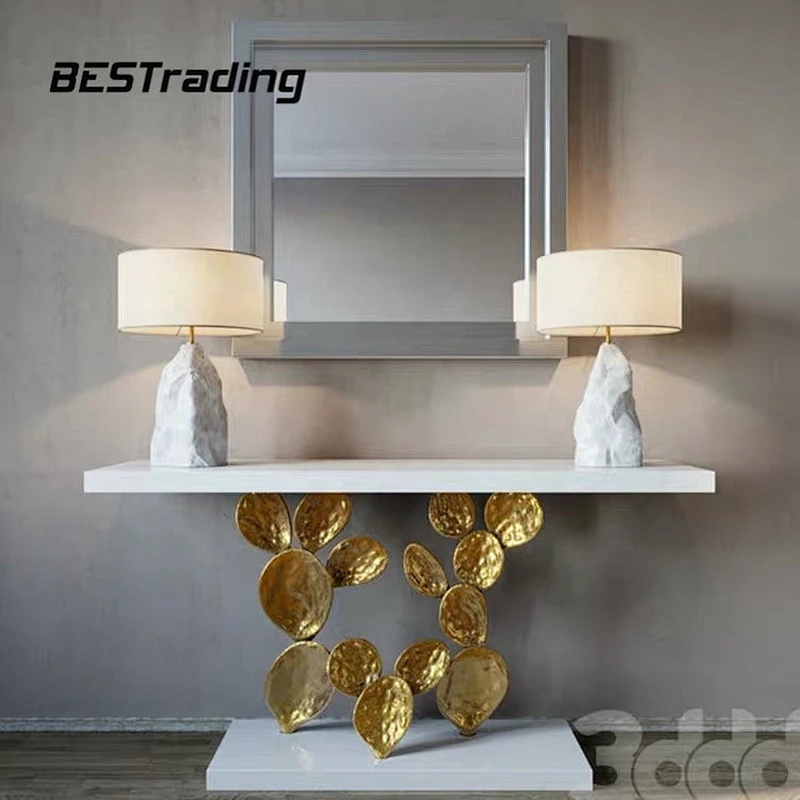 Italian Design High End Luxury Customized Console Table Hallyway Modern Console Table