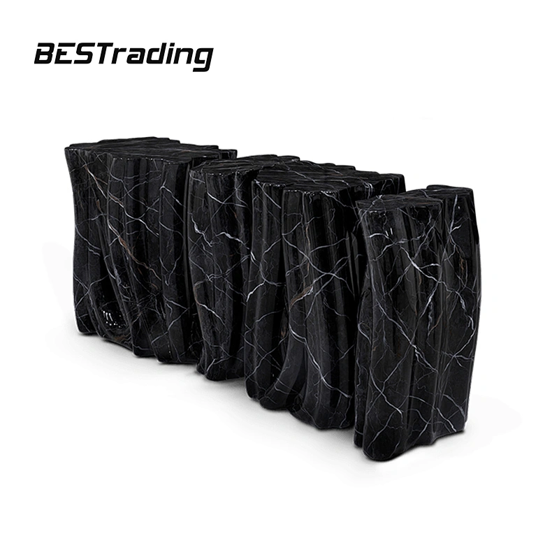 Sparkling Modern Customized Villa Hallway Side Table Fiberglass Or Wood Console Table
