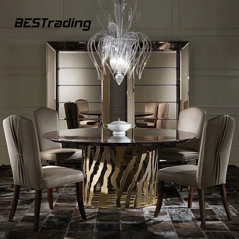 Modern marble design dining table