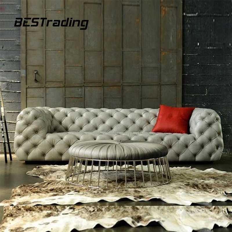 Modern creative villa sofa living room furniture velvet sofa luxury furniture sofa set