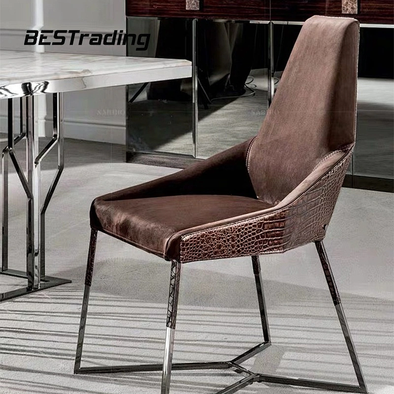 Marble dining table set