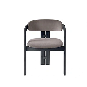 Design fabric dining chair wood
