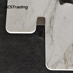 Living room center table faux marble coffee table designs