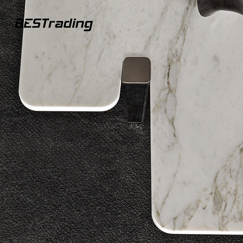 Living room center table faux marble coffee table designs