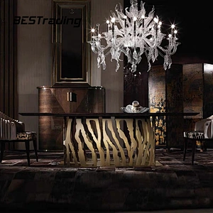 Modern marble design dining table