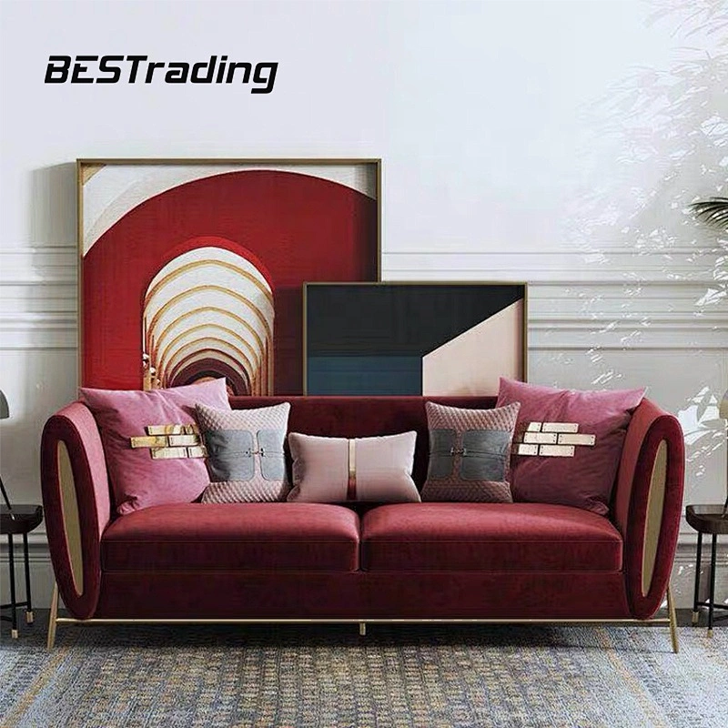 Tuxedo velvet sofa