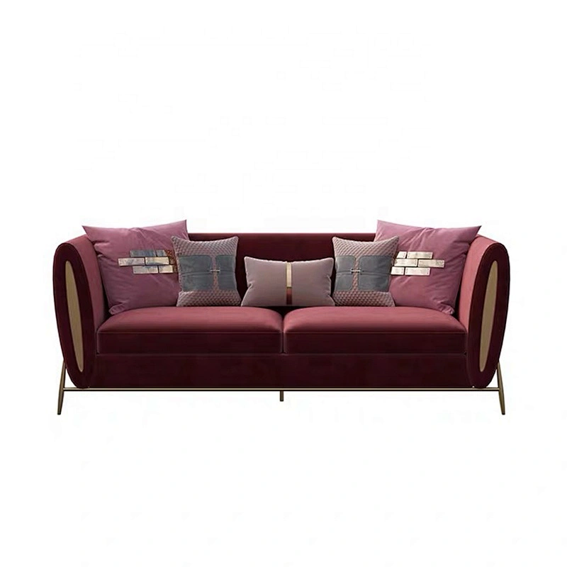 Tuxedo velvet sofa