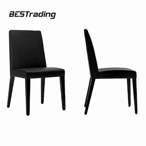 Contemporary Style Dining Home Sets High Back Velvet Fabric Chair Upholstered Chair Dinning Chair
