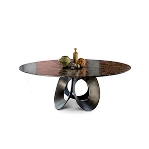Round dining table set