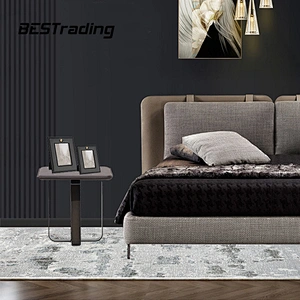 Modern bed room furniture king size bed
