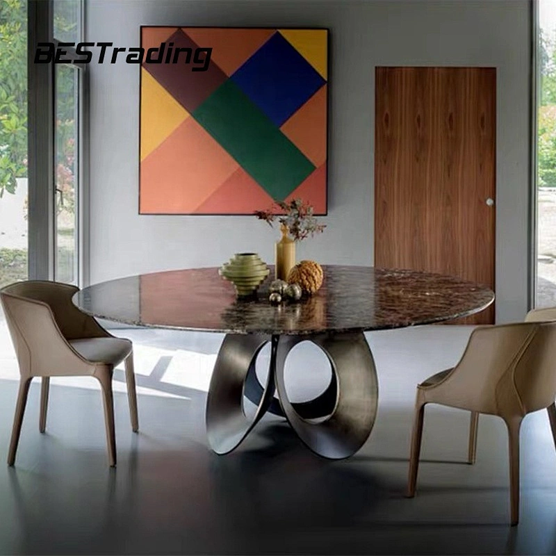 Round dining table set