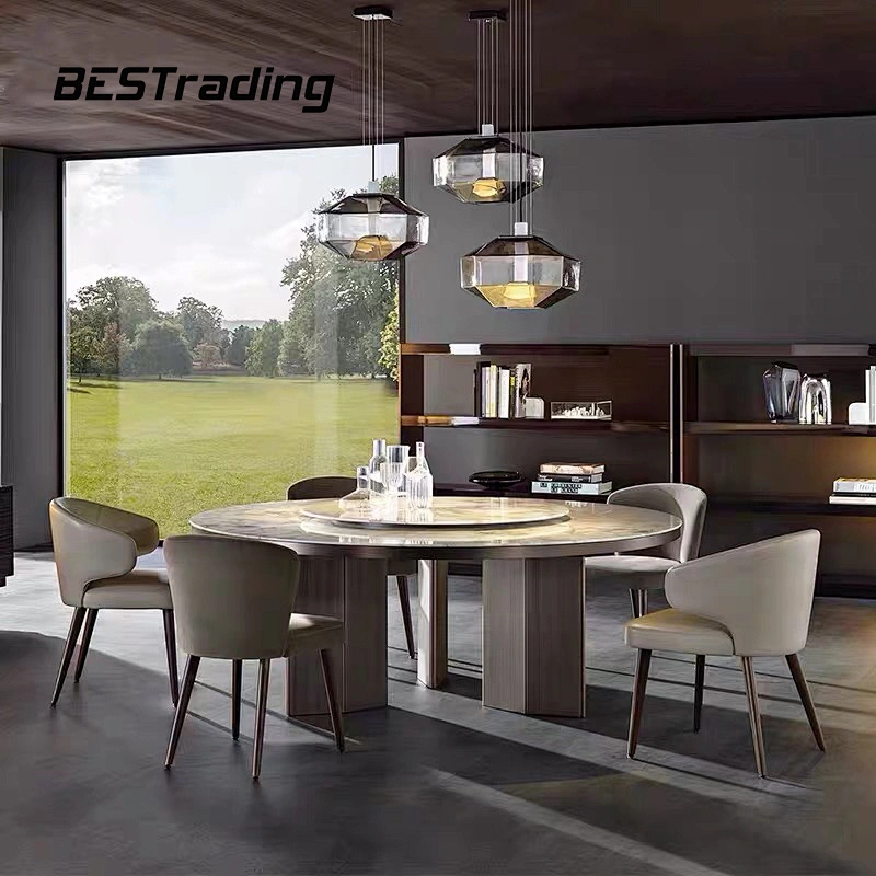 Nordic Minimalistic Dining Room Furniture Fabric Chair Wood Chair