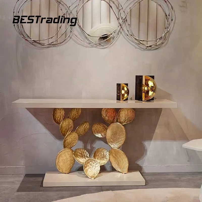Italian Design High End Luxury Customized Console Table Hallyway Modern Console Table