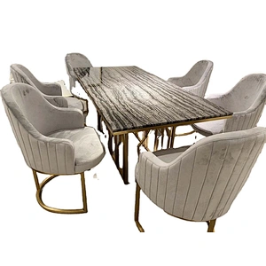 2020 Velvet Hotel Restaurant Chair Metal Base Dining Chair