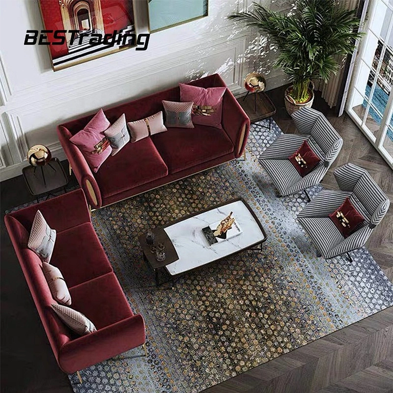 Tuxedo velvet sofa