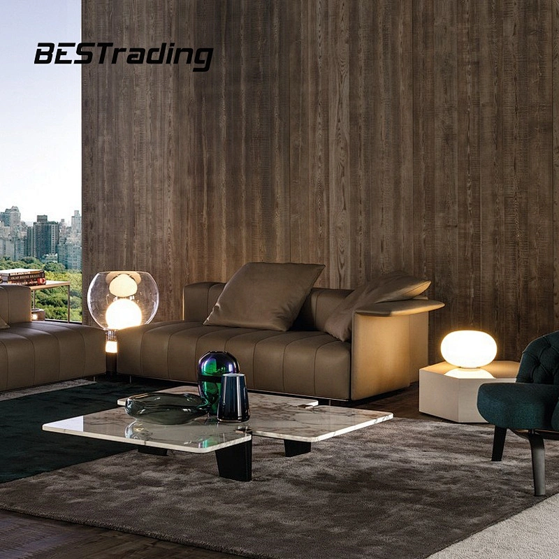 Living room center table faux marble coffee table designs