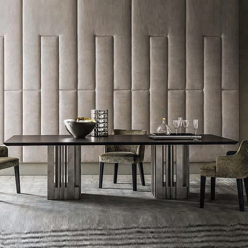 Master design dining room furniture marble dining table set 12 seater dining table set