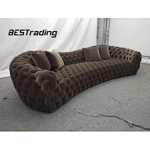 Luxury living room fabric sofa sets
