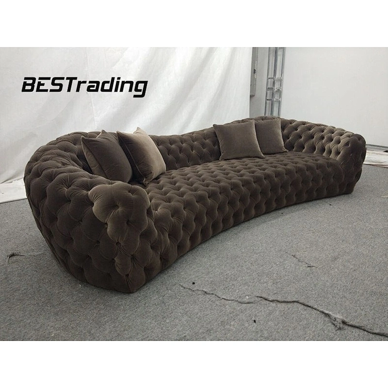 Luxury living room fabric sofa sets