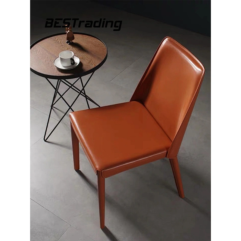 Modern Dining Room Furniture Leisure  Upholsteried Chair Dining Leather Chair