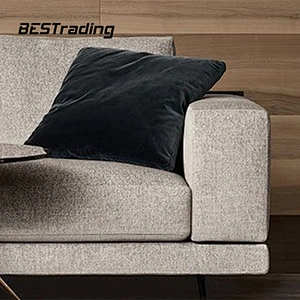 Luxury furniture L shape sofa