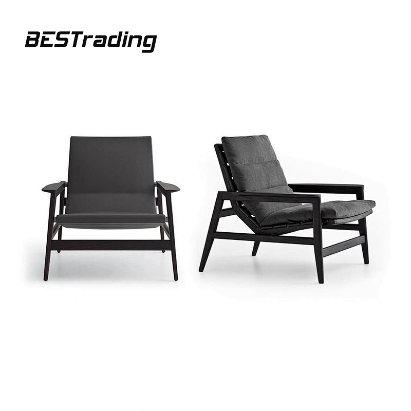 High quality living room or balcony lounge chair armrest chair modern reading reclining chair