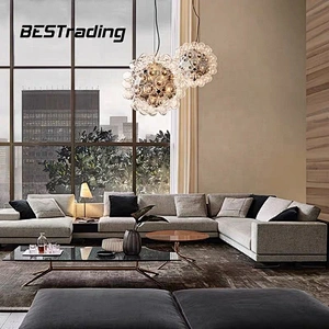 Luxury furniture L shape sofa