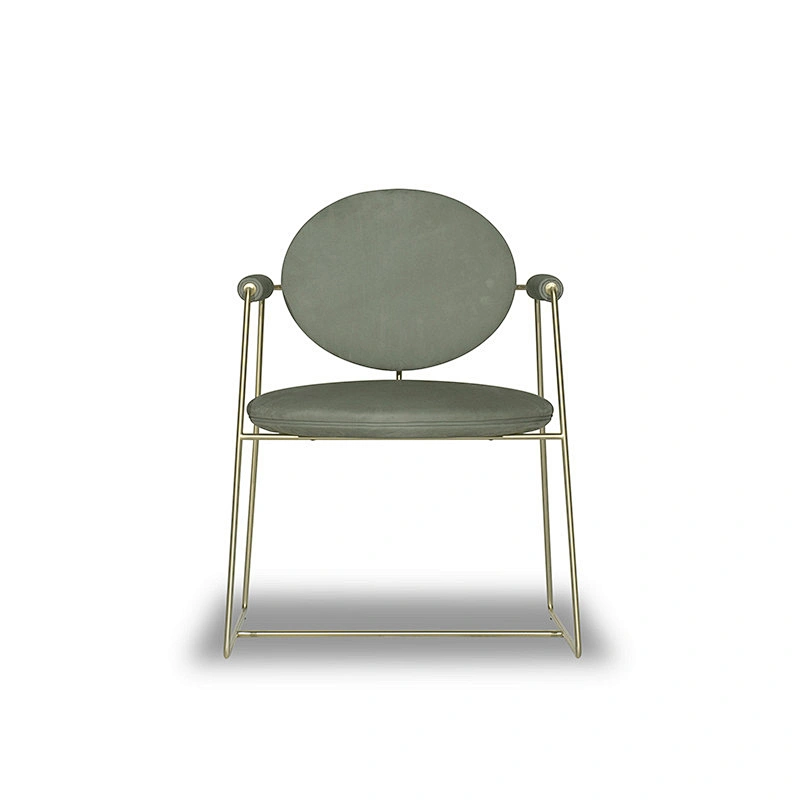 Modern Dinning Room Customized Restaurant Furniture Chair Leather Or Velvet Fabric Upholstered Chair