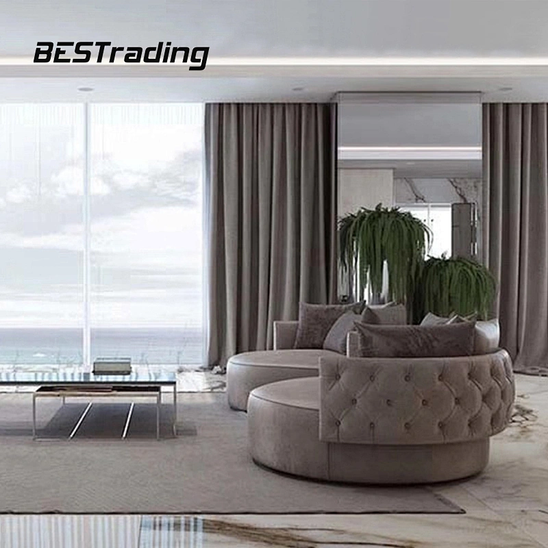 Italian Design Luxury Home Furniture Leisure Chairs Modern Velvet Fabric Lounge  Designer Chair