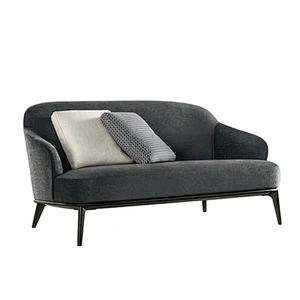 Luxury modern living room furniture single sofa chair fabric lounge chair