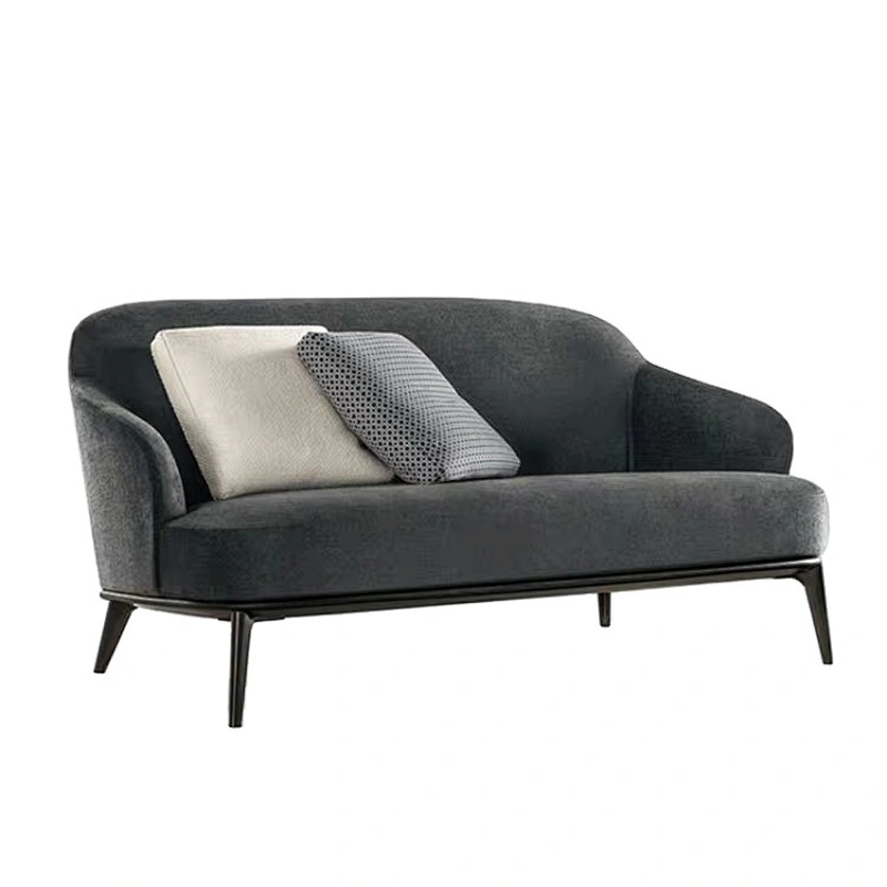 Luxury modern living room furniture single sofa chair fabric lounge chair