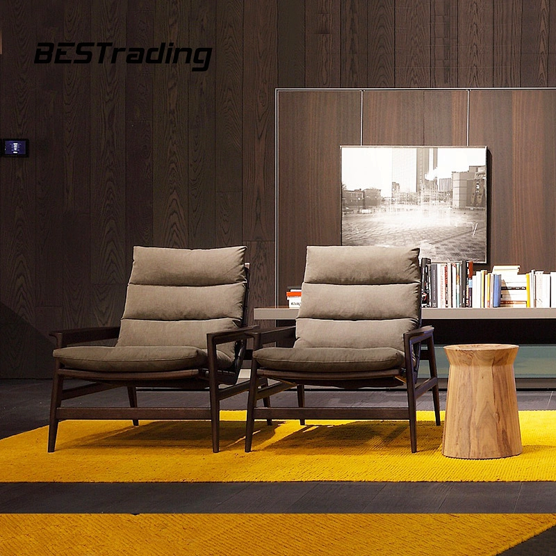 High quality living room or balcony lounge chair armrest chair modern reading reclining chair