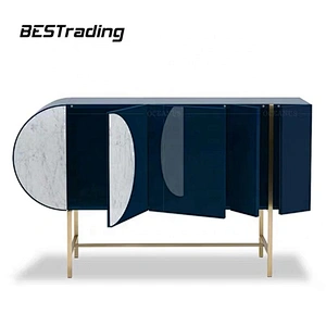 Living room or dining room small wooden cabinet designs