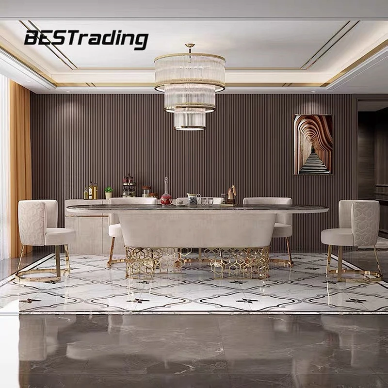 Italian Luxury High End Dining Room Furniture Modern Arm Chair Leather Dining Chair