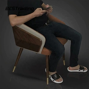 Design wooden dining chair modern