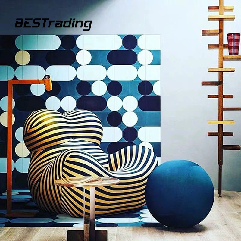 Multiple color options living room furniture relax chair special design for modern family fabric lazy chair