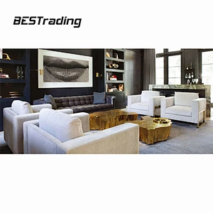 European High End Coffee Table Living Room Furniture Art Design Center Table Luxury Gold Coffee Table