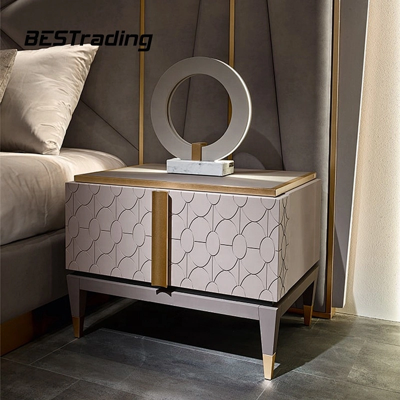 Modern bed room furniture bedding set