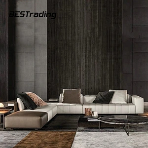 Living room l shaped sofa sets 7 seater