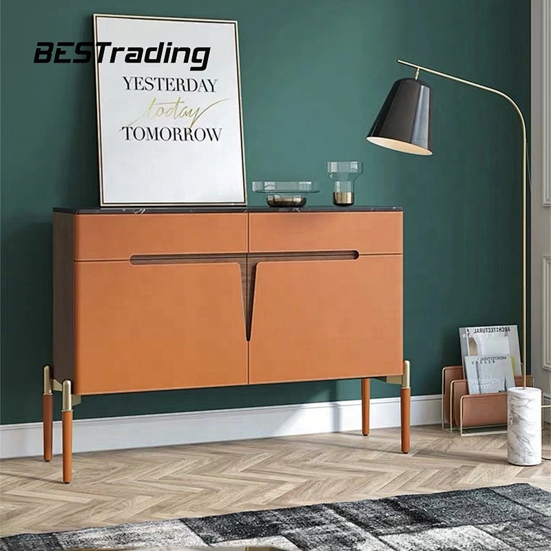 Living room furniture side table sideboard cabinet design