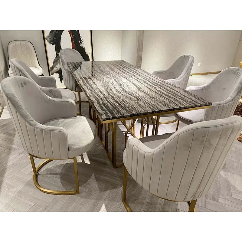 2020 Velvet Hotel Restaurant Chair Metal Base Dining Chair
