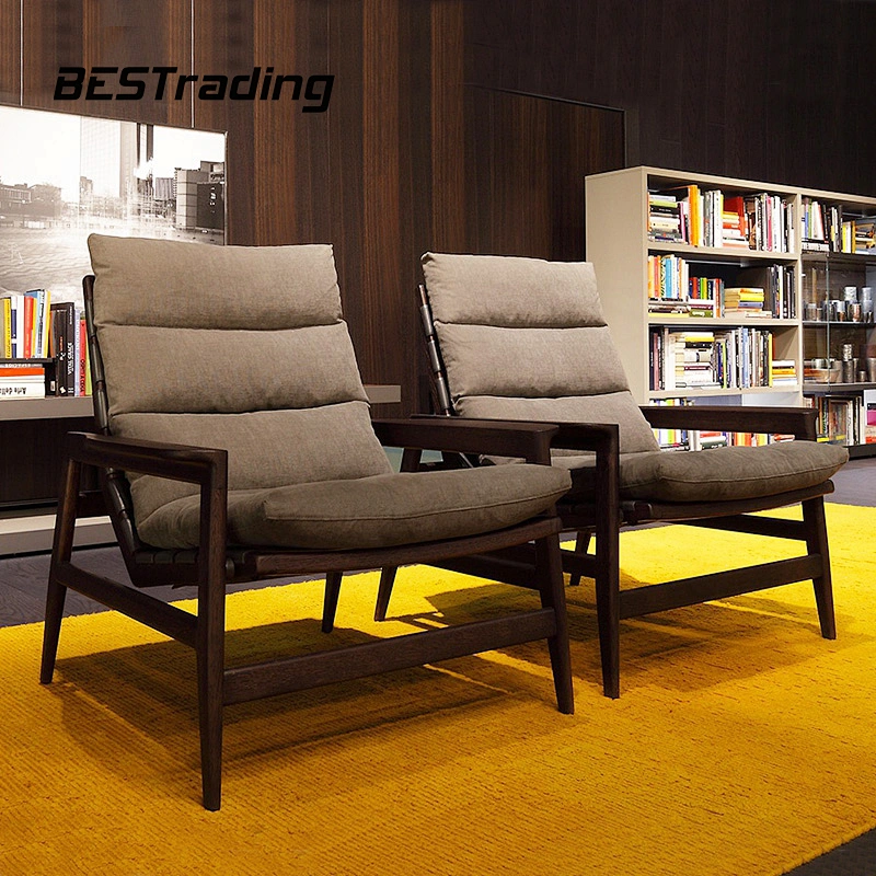 High quality living room or balcony lounge chair armrest chair modern reading reclining chair