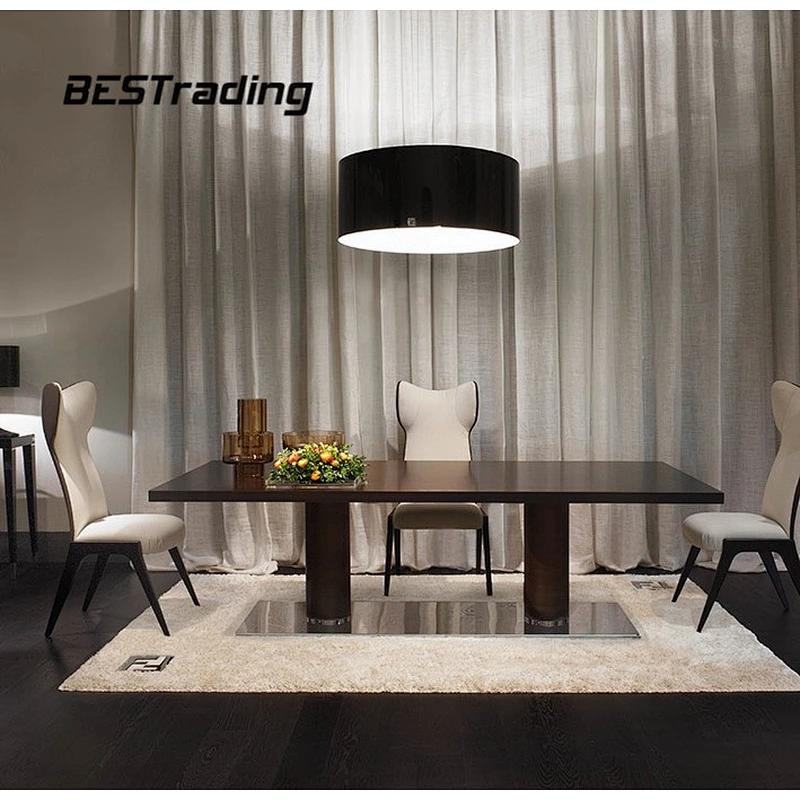 Modern Design Dining Room Furniture Leather Arm Chair Luxury Dining Chair