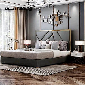 New design kingsize bed wood bedroom furniture bedroom set
